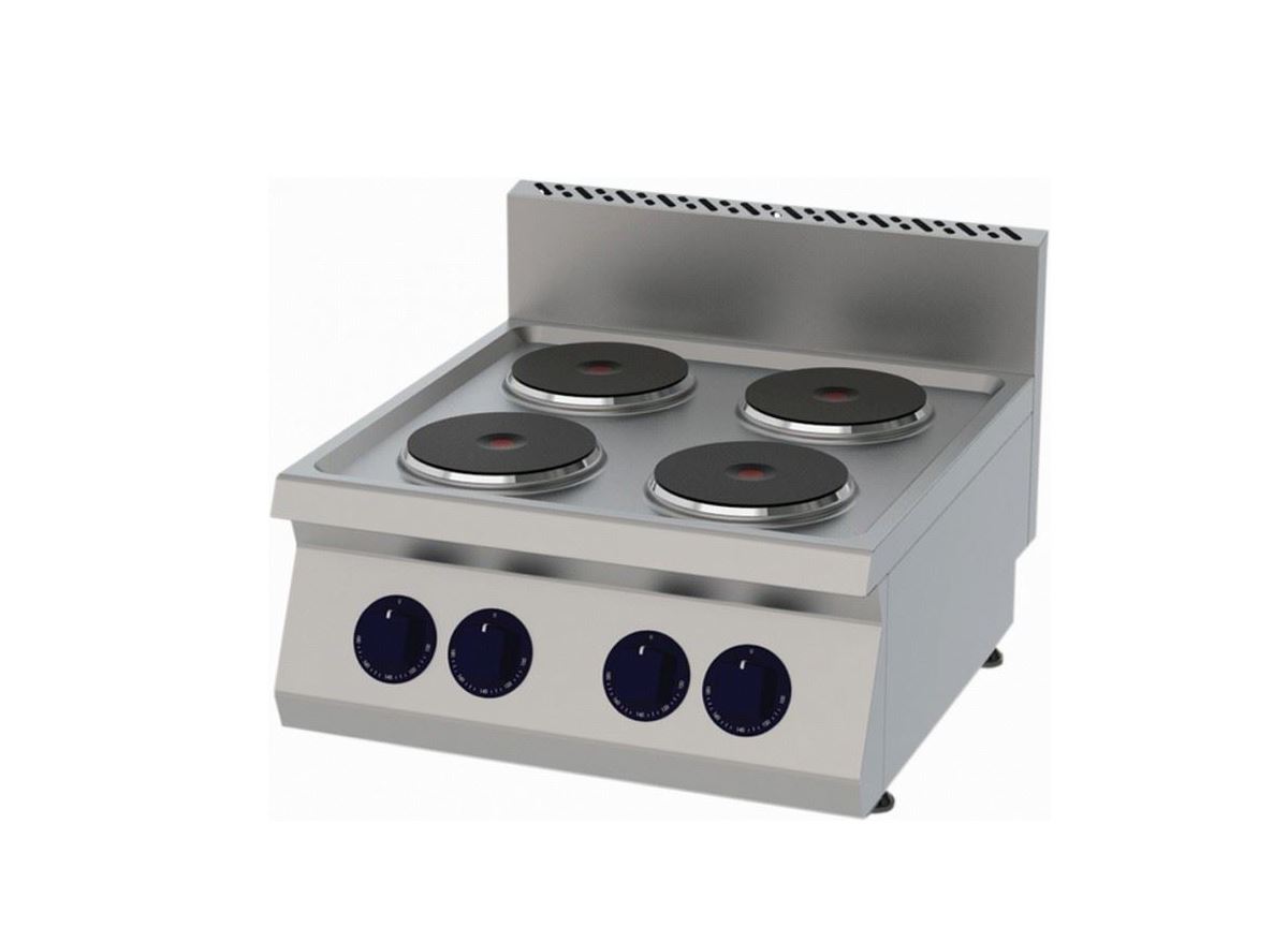 COOKER WITH FOUR HOT PLATES